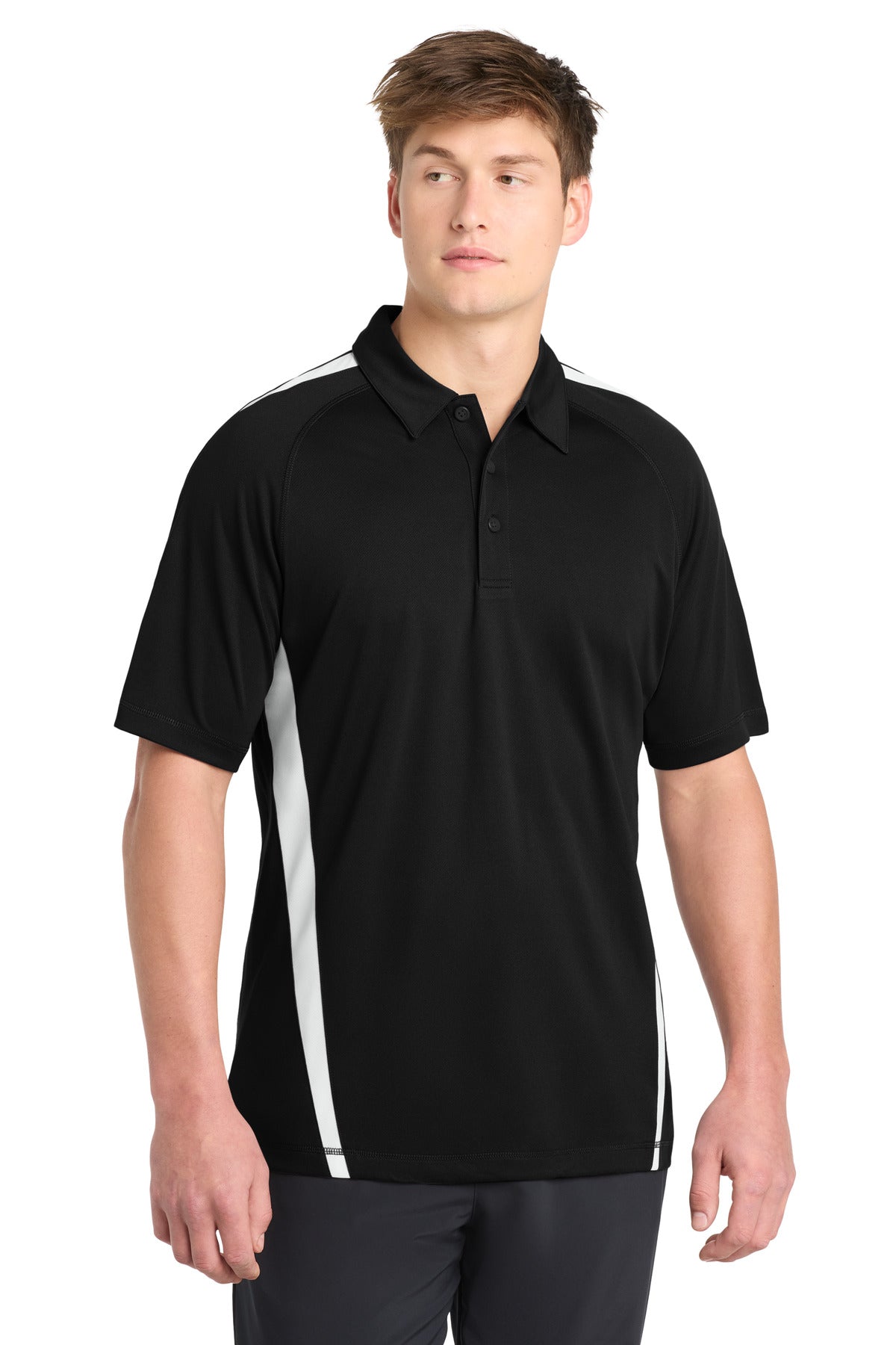 Sport-Tek ®  PosiCharge ®  Micro-Mesh Colorblock Polo. ST685