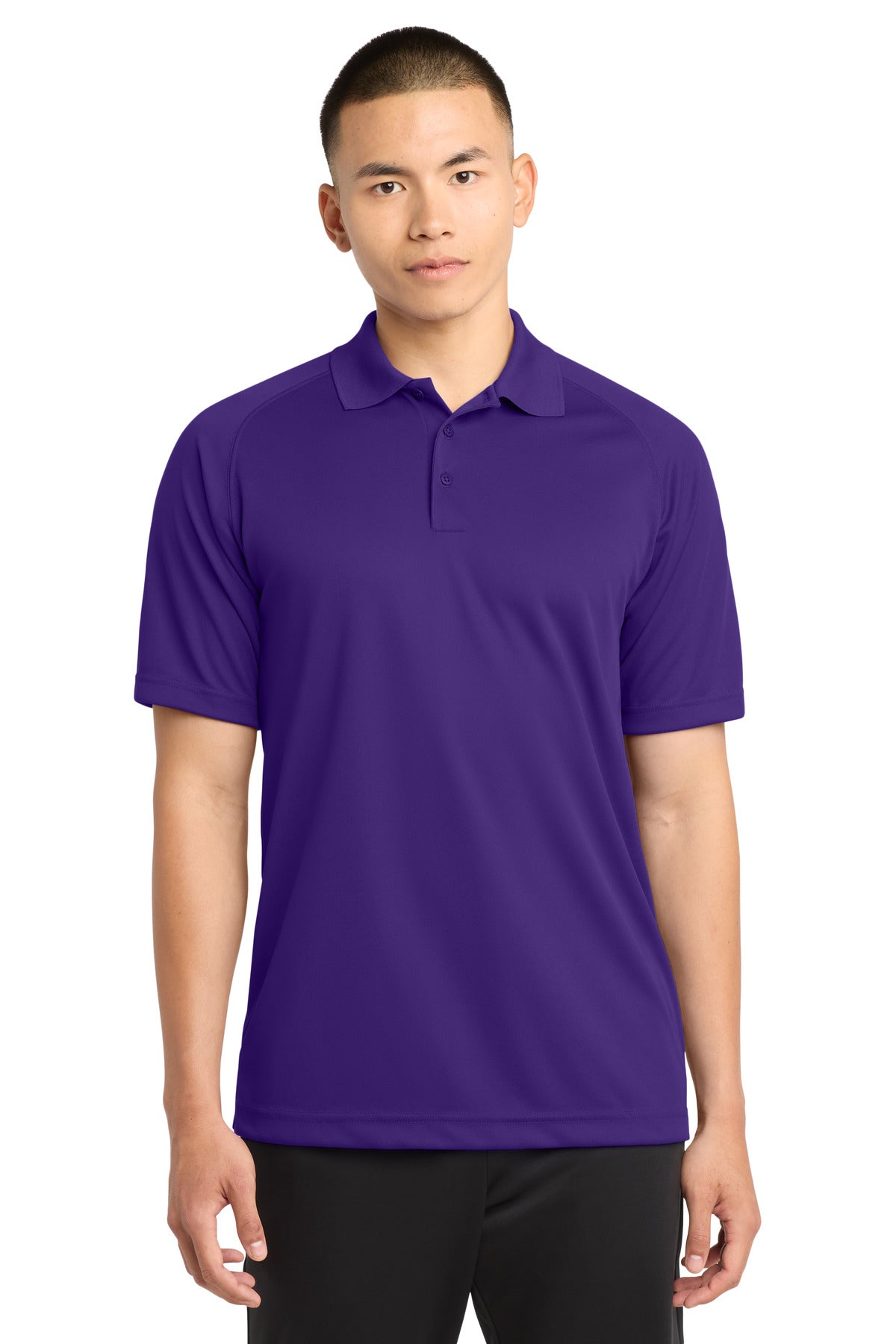 Sport-Tek ®  Dry Zone ®  Raglan Polo. T475