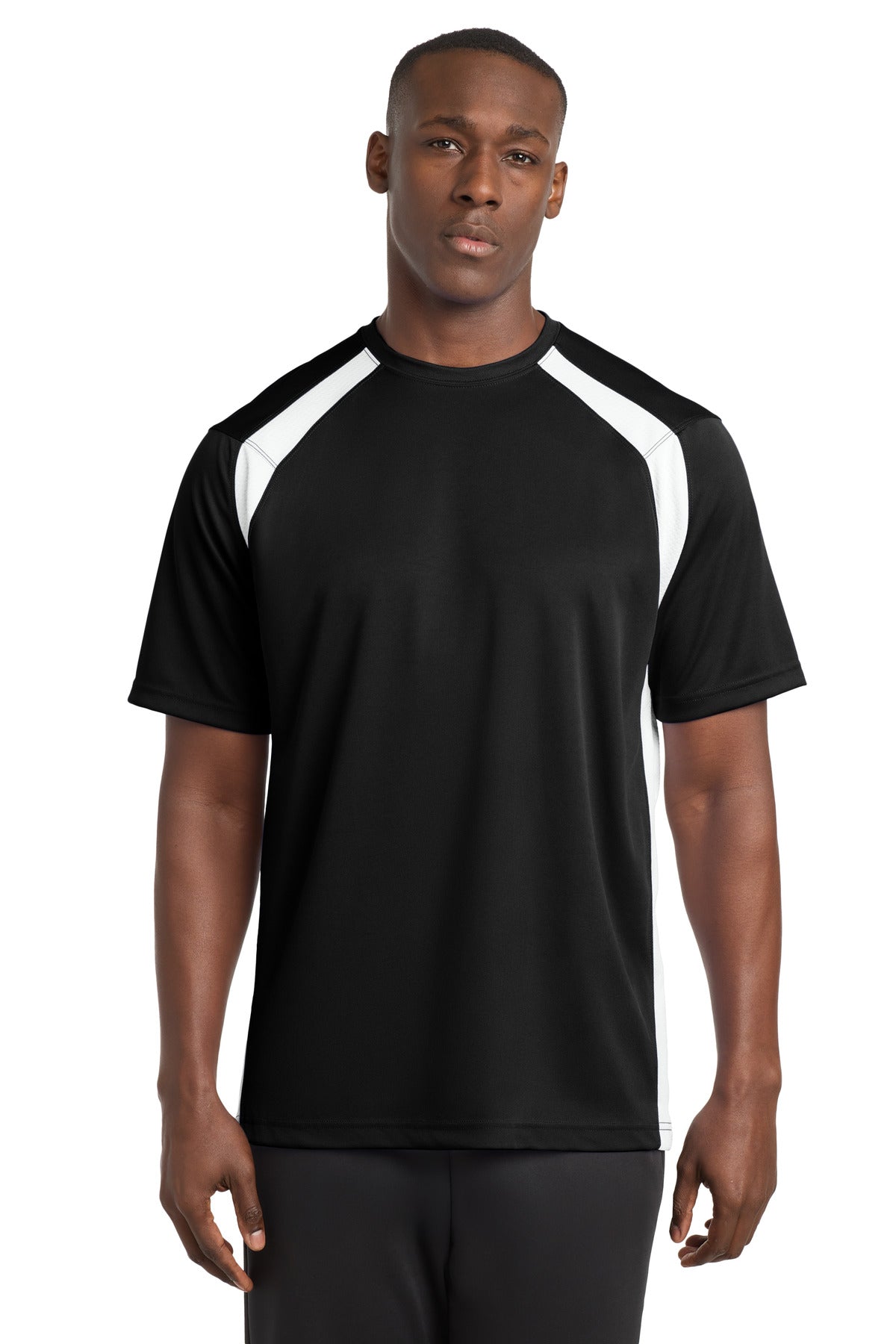 Sport-Tek ®  Dry Zone ®  Colorblock Crew. T478