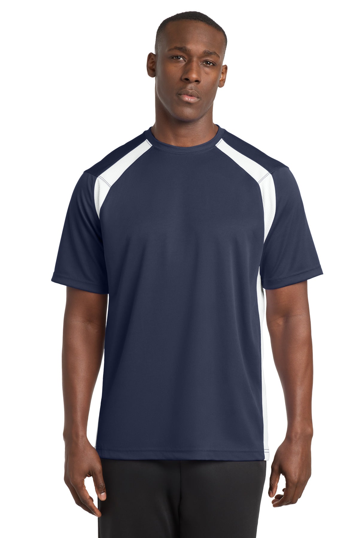 Sport-Tek ®  Dry Zone ®  Colorblock Crew. T478
