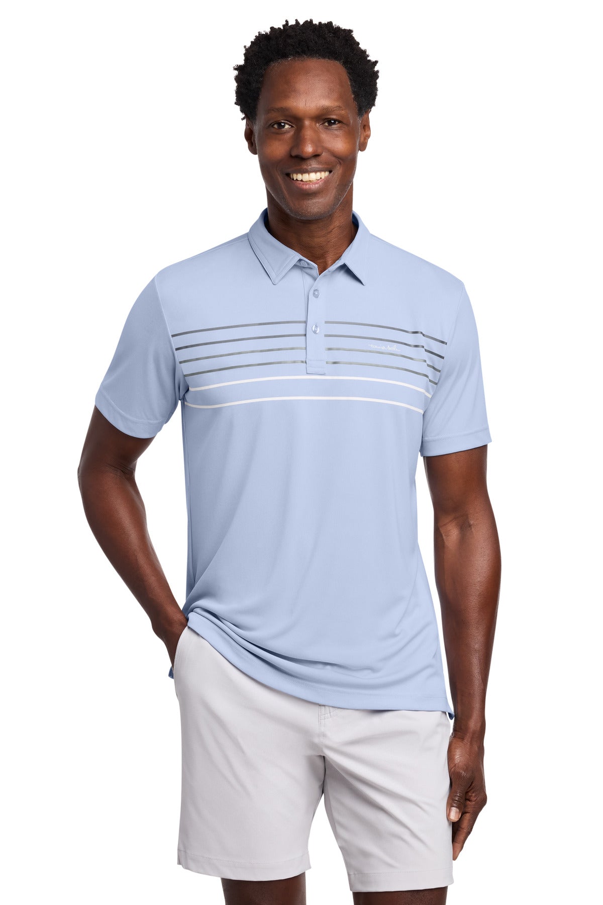 TravisMathew Coto Performance Chest Stripe Polo TM1MY400