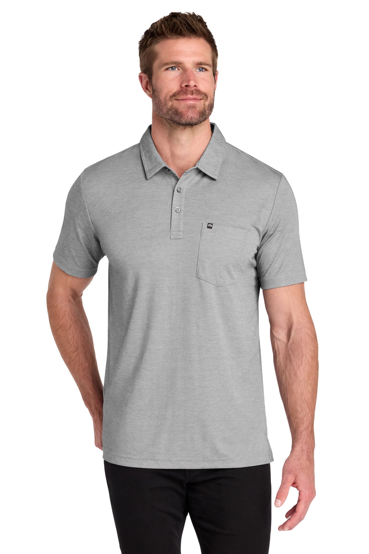 TravisMathew Oceanside Heather Pocket Polo TM1MY404
