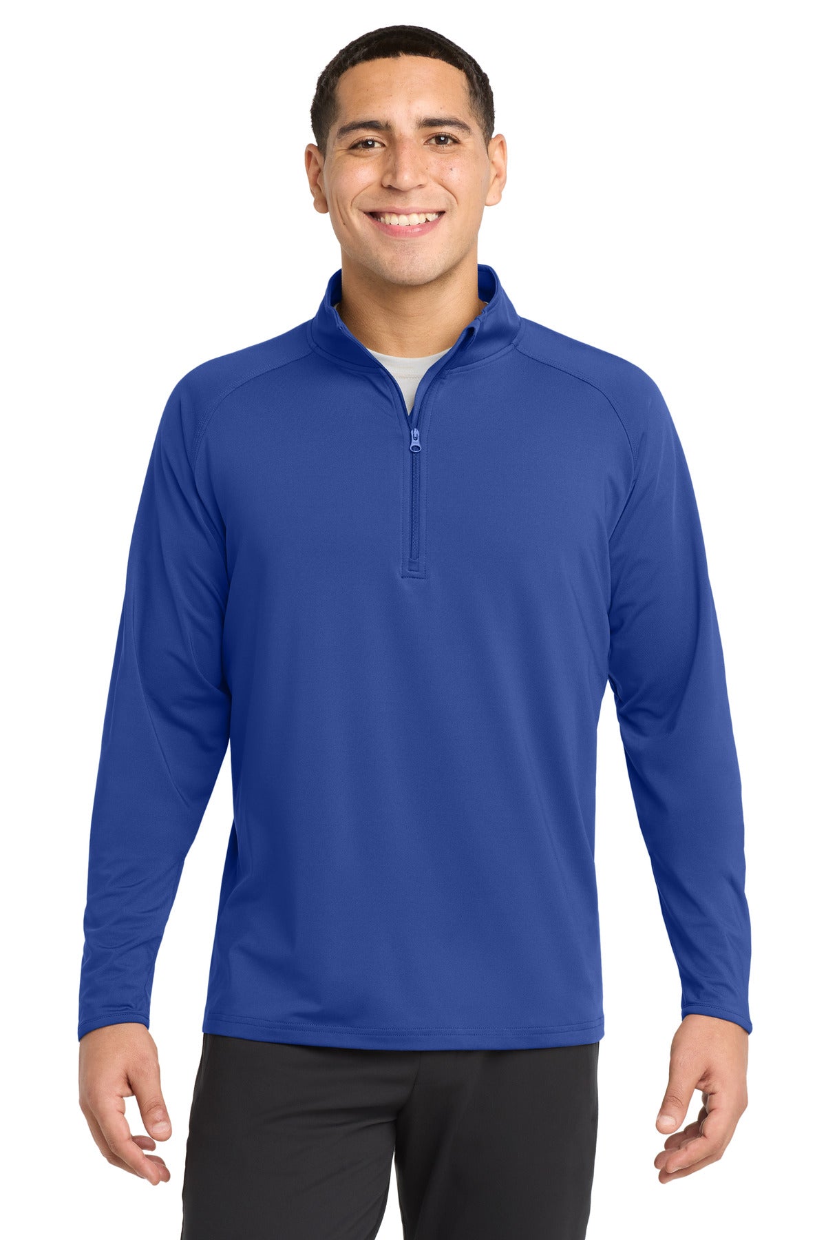 Sport-Tek ®  Tall Sport-Wick ®  Stretch 1/4-Zip Pullover. TST850