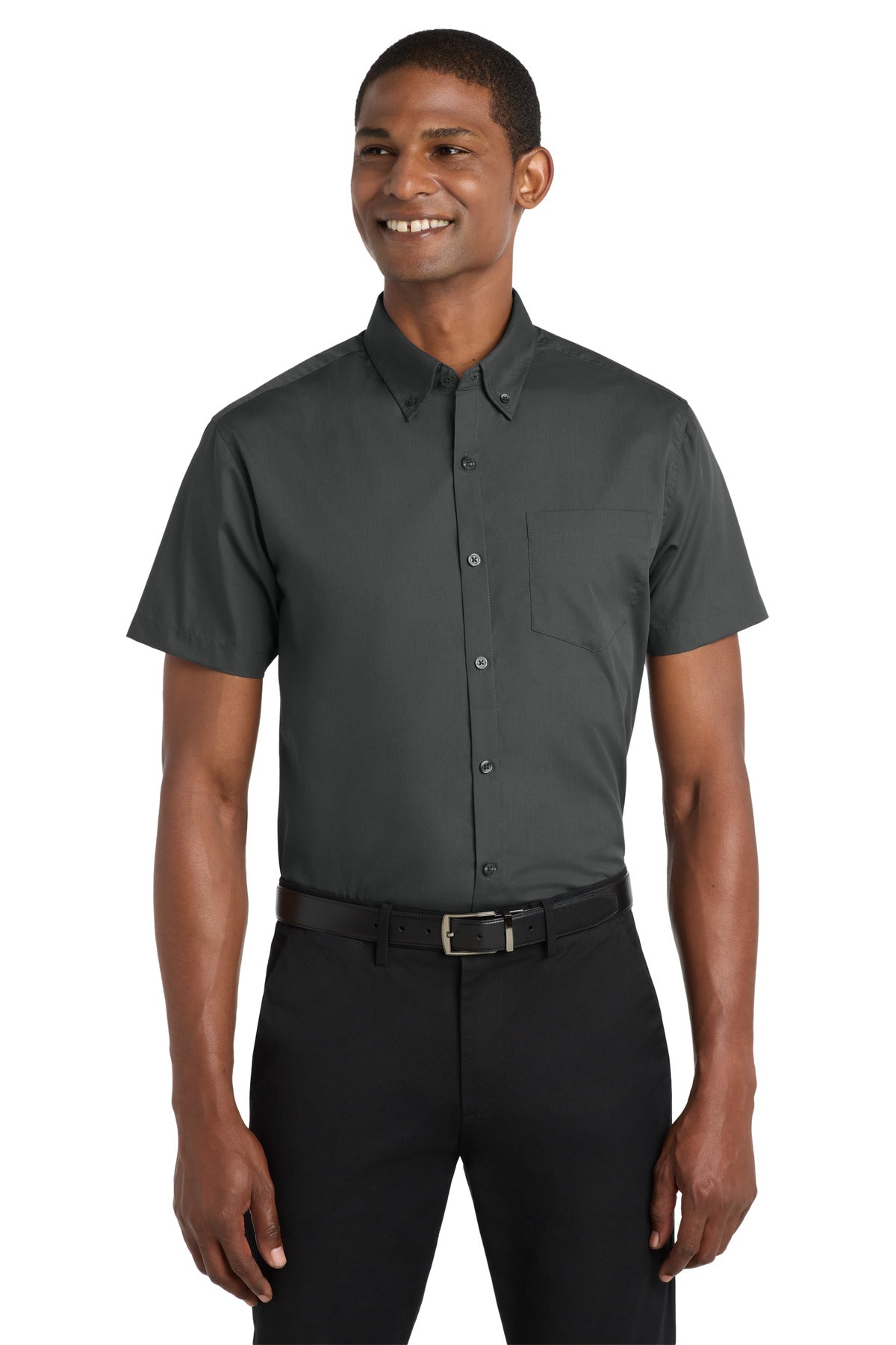 Port Authority ®  Short Sleeve Carefree Poplin Shirt. W101