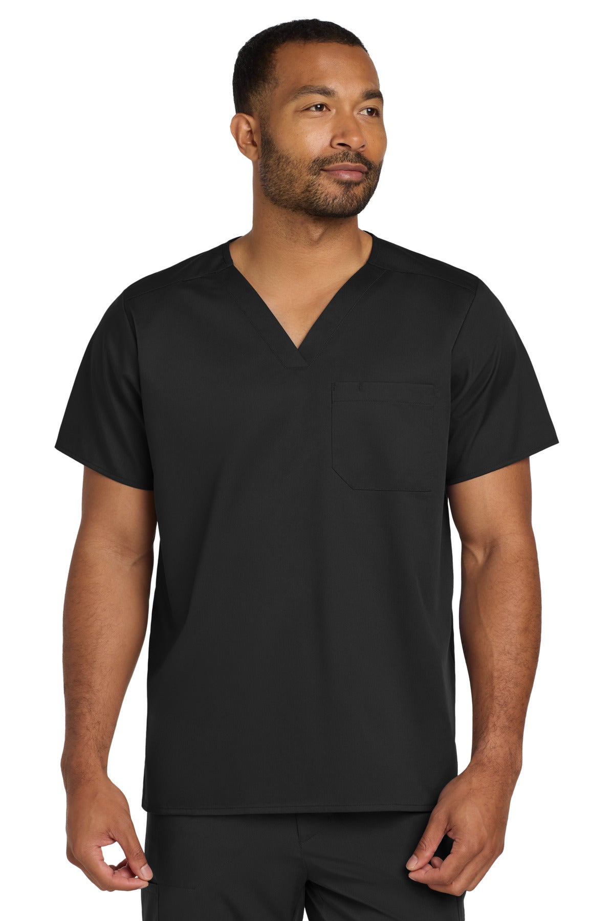 Wink ®  Unisex WorkFlex Chest Pocket V-Neck Top WW3160