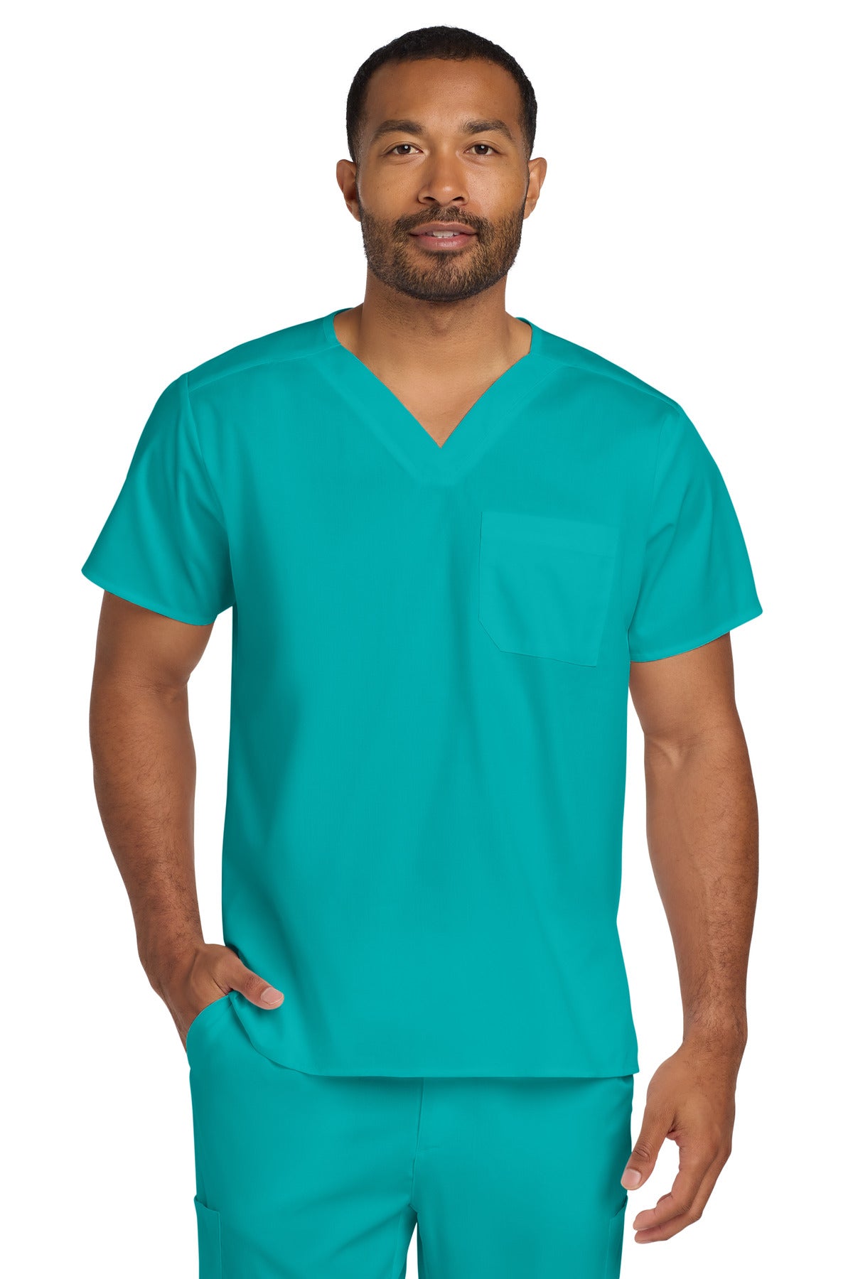 Wink ®  Unisex WorkFlex Chest Pocket V-Neck Top WW3160