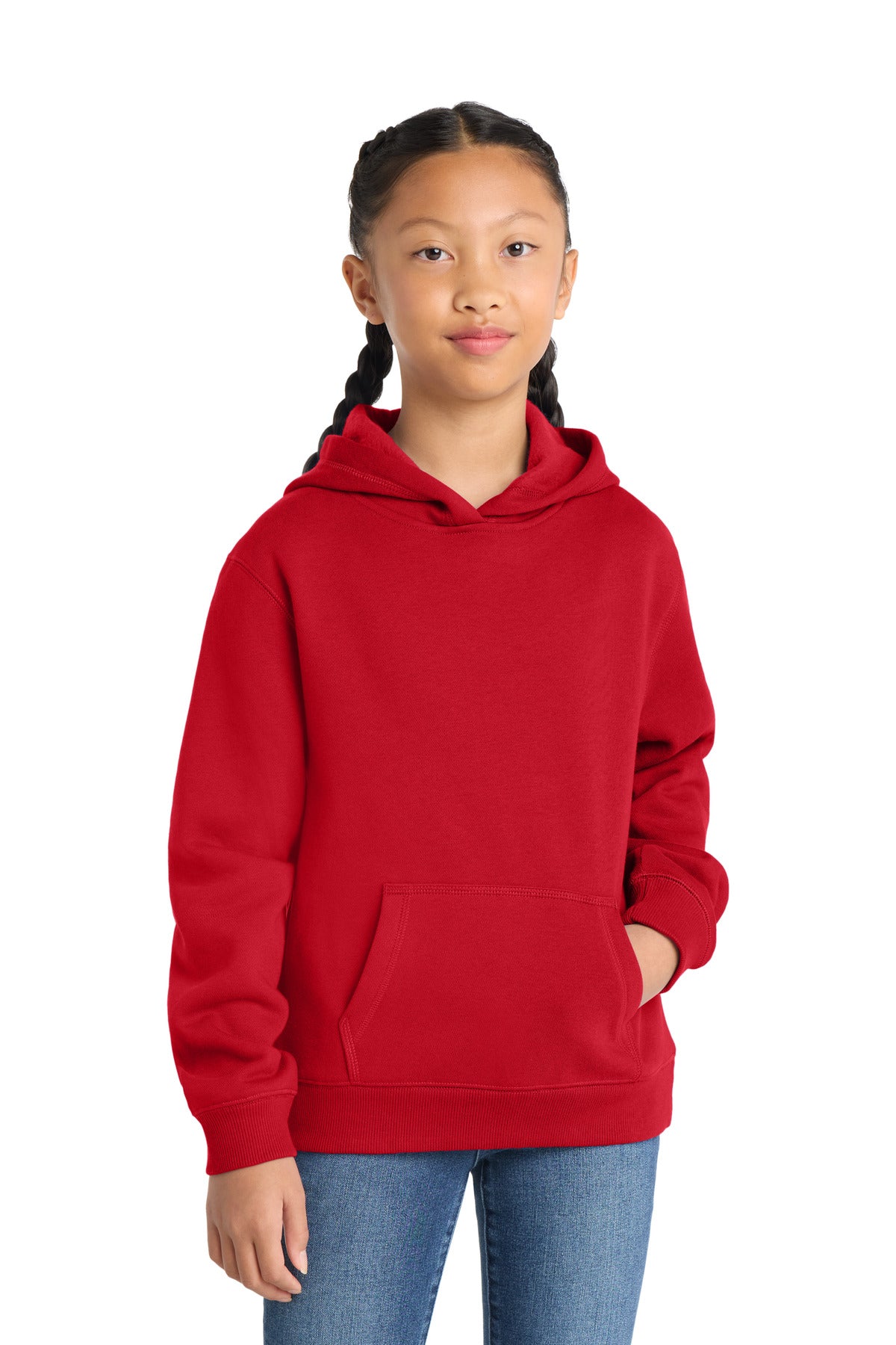 Sport-Tek ®  Youth Pullover Hooded Sweatshirt. YST254