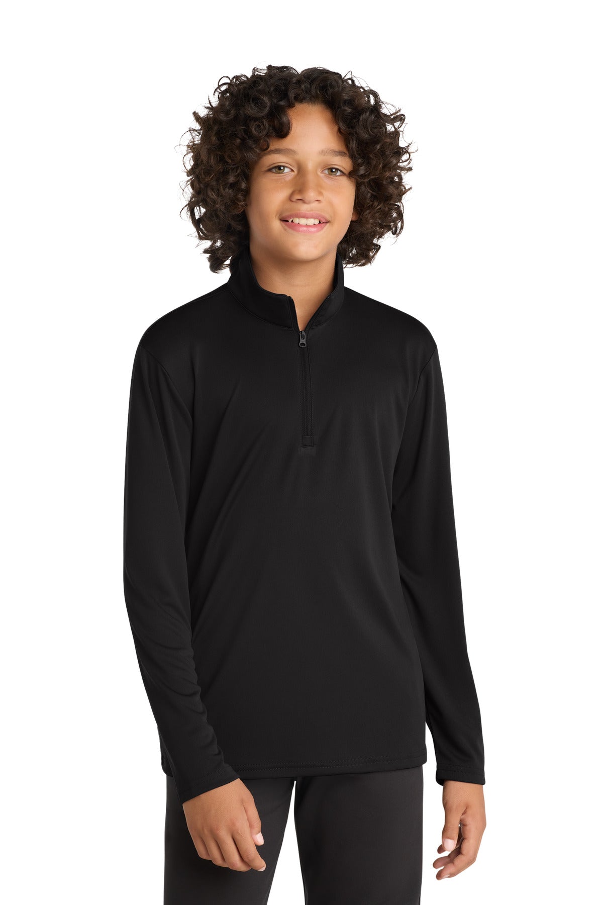 Sport-Tek  ®  Youth PosiCharge  ®  Competitor  ™  1/4-Zip Pullover. YST357