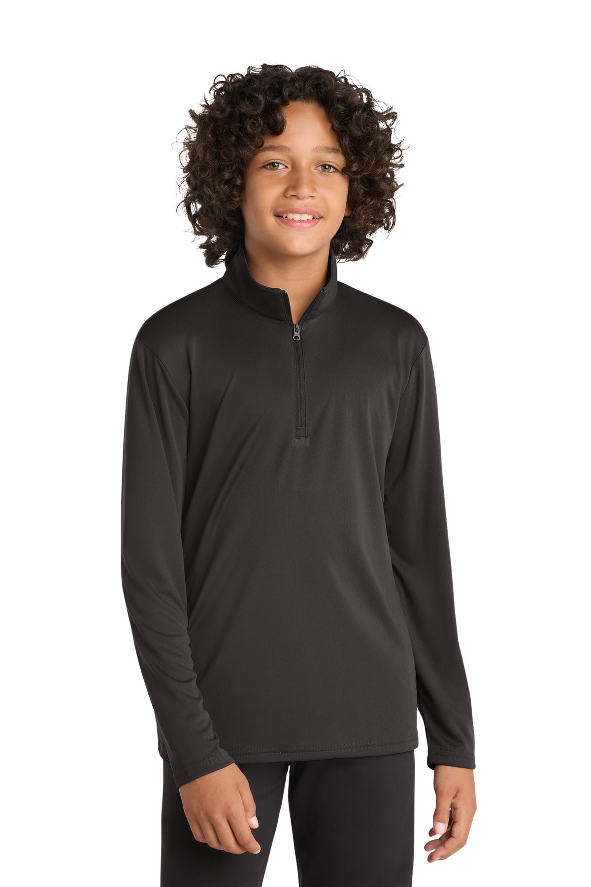 Sport-Tek  ®  Youth PosiCharge  ®  Competitor  ™  1/4-Zip Pullover. YST357