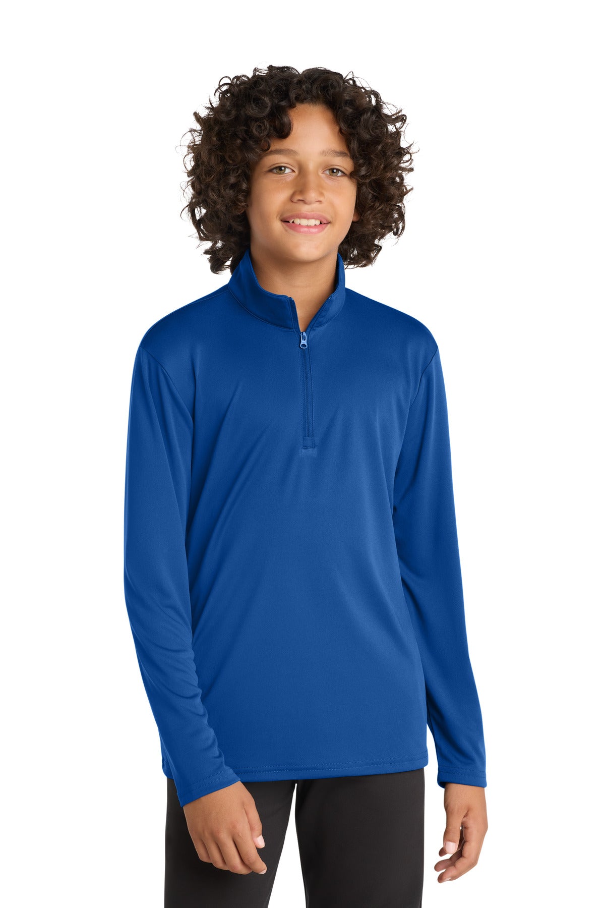 Sport-Tek  ®  Youth PosiCharge  ®  Competitor  ™  1/4-Zip Pullover. YST357