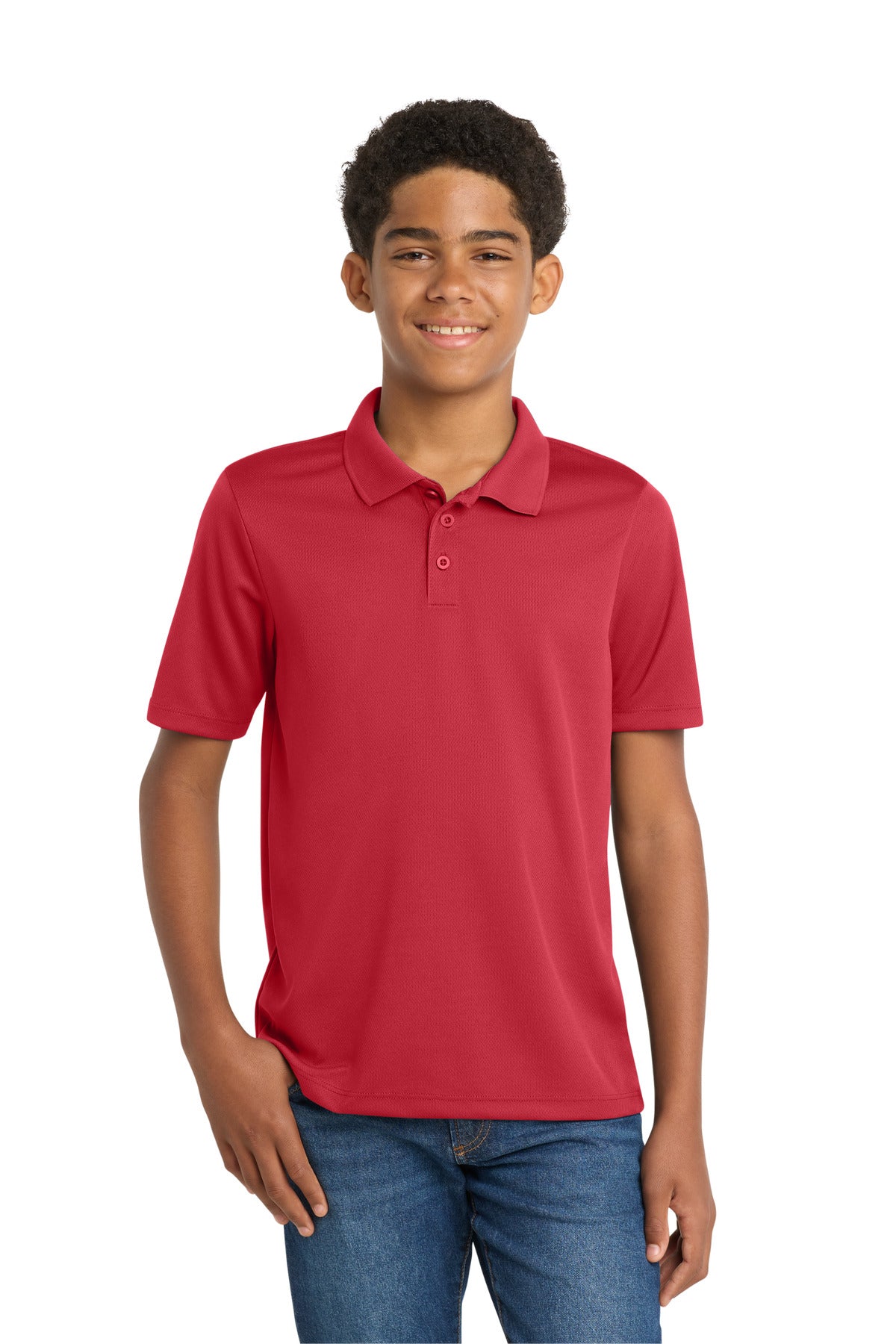 Sport-Tek ®  Youth PosiCharge ®  RacerMesh ®  Polo. YST640